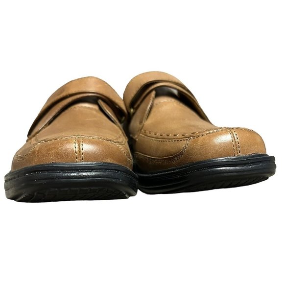 Dr Comfort Frank Brown Leather Adjustable Monk Strap Comfort Loafers Mens 10 W main image 11